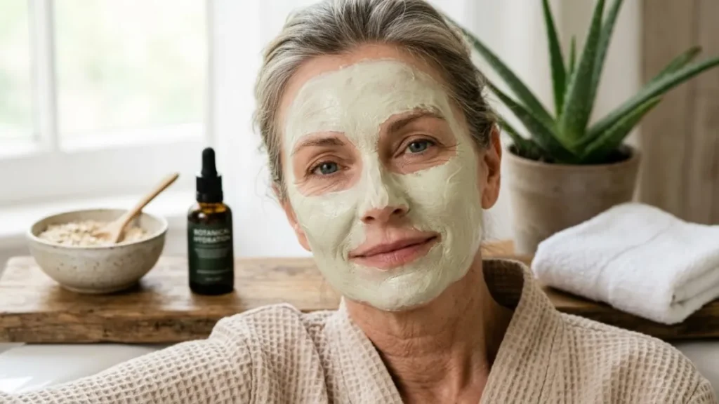 Máscaras faciais semanal: hidratação e luminosidade para pele madura